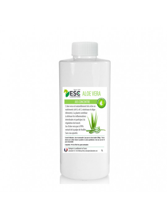 JUS D'ALOE VERA - Source de nombreux nutriments - Bien-être digestif cheval