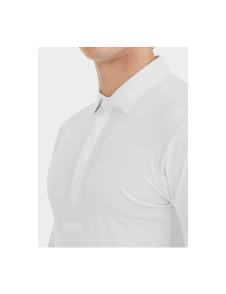 Chemise Aero Light Horse Pilot homme manches longues blanc, taille M