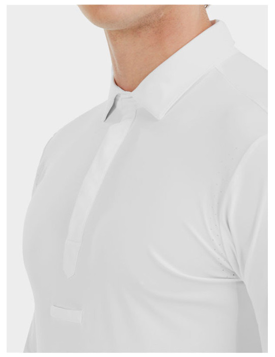 Chemise Aero Light Horse Pilot homme manches longues blanc, taille M