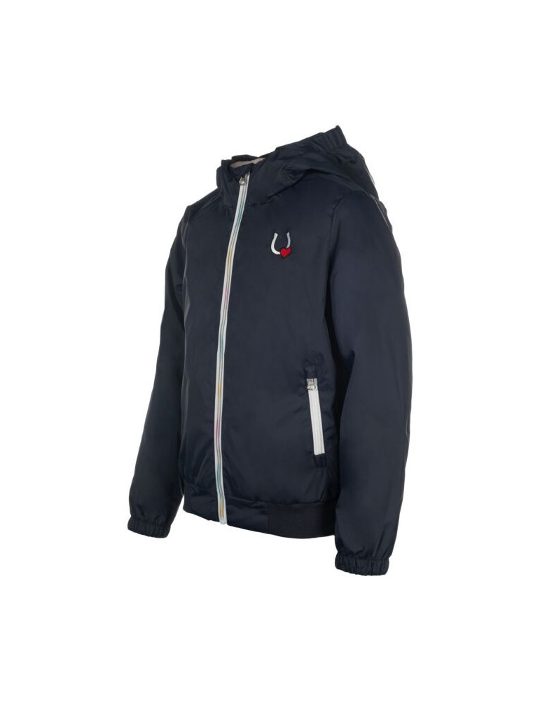 Blouson Mika HKM bleu marine, taille 6-7 ans | Nature Horse Langon