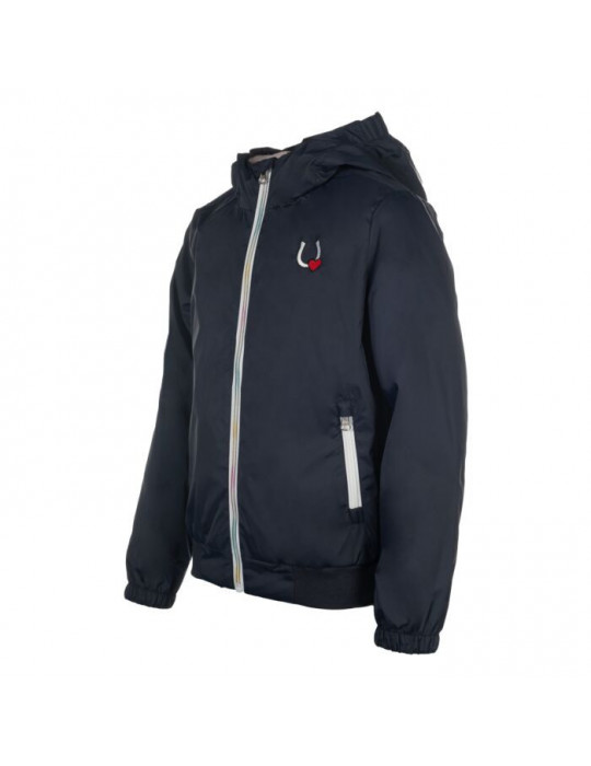 Blouson Mika HKM bleu marine, taille 6-7 ans | Nature Horse Langon