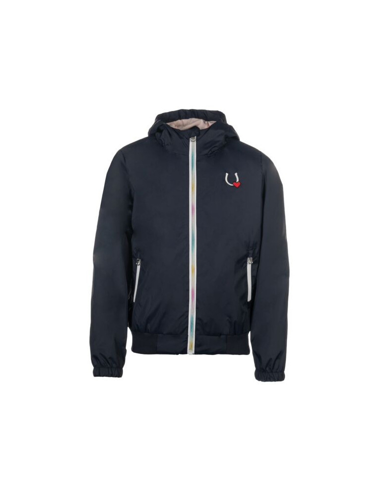 Blouson Mika HKM bleu marine, taille 6-7 ans | Nature Horse Langon