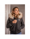 Blouson LYON GLITTER noir XXS - Nature Horse Langon