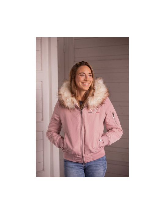 Blouson LYON rose poudre XS