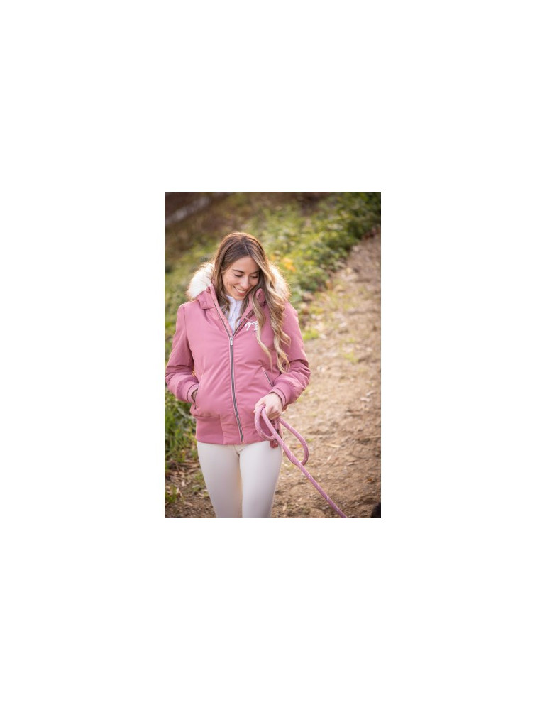 Blouson STEP vieux rose XS