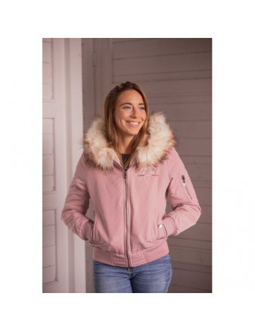 Blouson STEP vieux rose XS 2