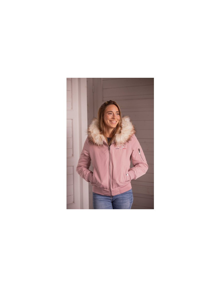 Blouson STEP vieux rose XS