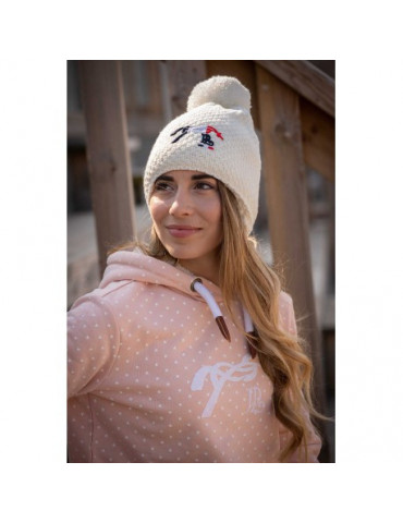 Bonnet Timy Penelope blanc | Nature Horse Langon