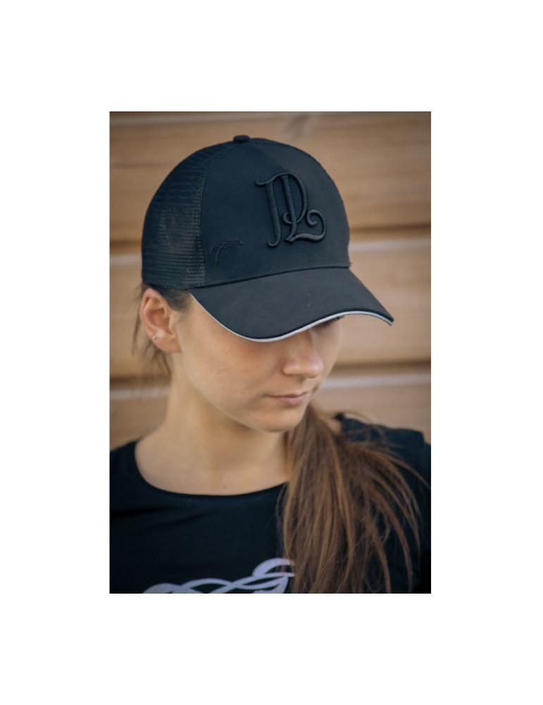 Casquette mesh Penelope noir | Nature Horse Langon