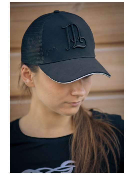 Casquette mesh Penelope noir | Nature Horse Langon