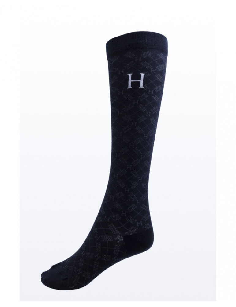Chaussettes Aiko Harcour dark brown, taille 40/46