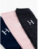 Chaussettes Aiko navy/light pink 40/46 - Nature Horse Langon
