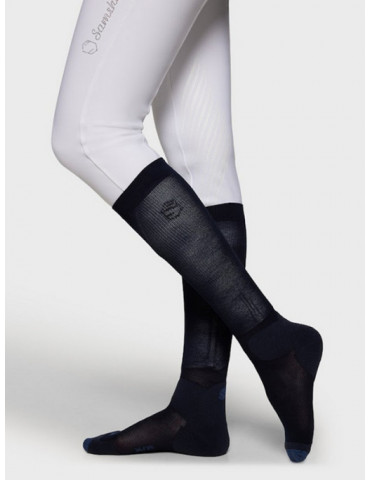 Chaussettes Balzane Airflow Samshield navy, taille M