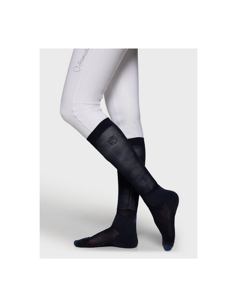 Chaussettes Balzane Airflow Samshield navy, taille M