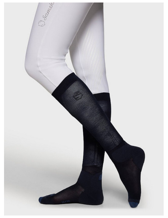 Chaussettes Balzane Airflow Samshield navy, taille M