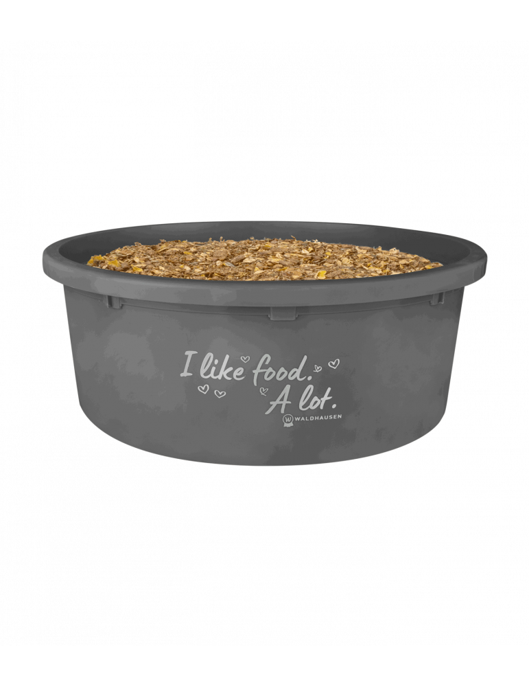 Bol à muesli XL avec couvercle, gris