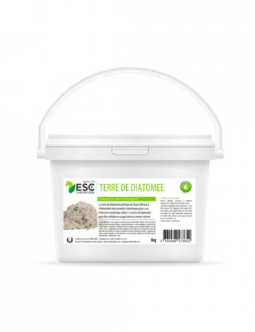 Terre de diatomée ESC 1 kg – Complément naturel antiparasitaire cheval