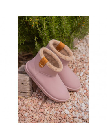 Boots rose poudre 38