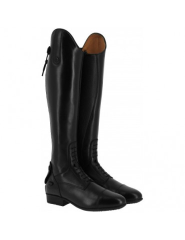 Bottes à lacets Equi-Thème noir, taille 38 M | Nature Horse Langon