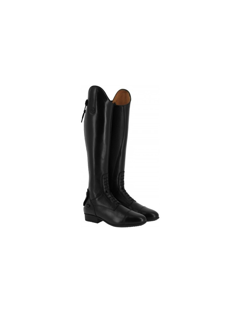 Bottes à lacets Equi-Thème noir, taille 38 M | Nature Horse Langon