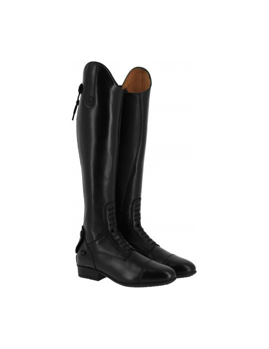 Bottes à lacets Equi-Thème noir, taille 38 M | Nature Horse Langon
