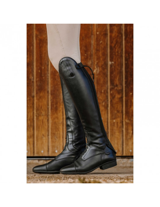 Bottes à lacets Equi-Thème noir, taille 38 M | Nature Horse Langon