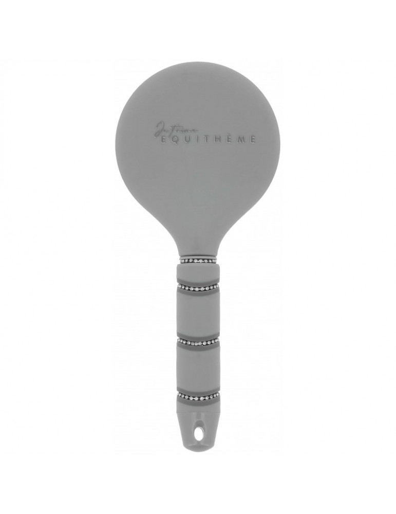 Brosse à crin Je T'aime Strass Marron