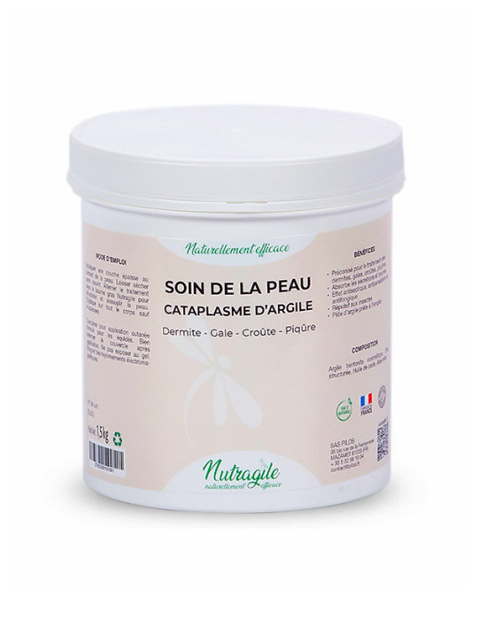 Soin cataplasme d'argile Nutragile, 750 g | Nature Horse Langon
